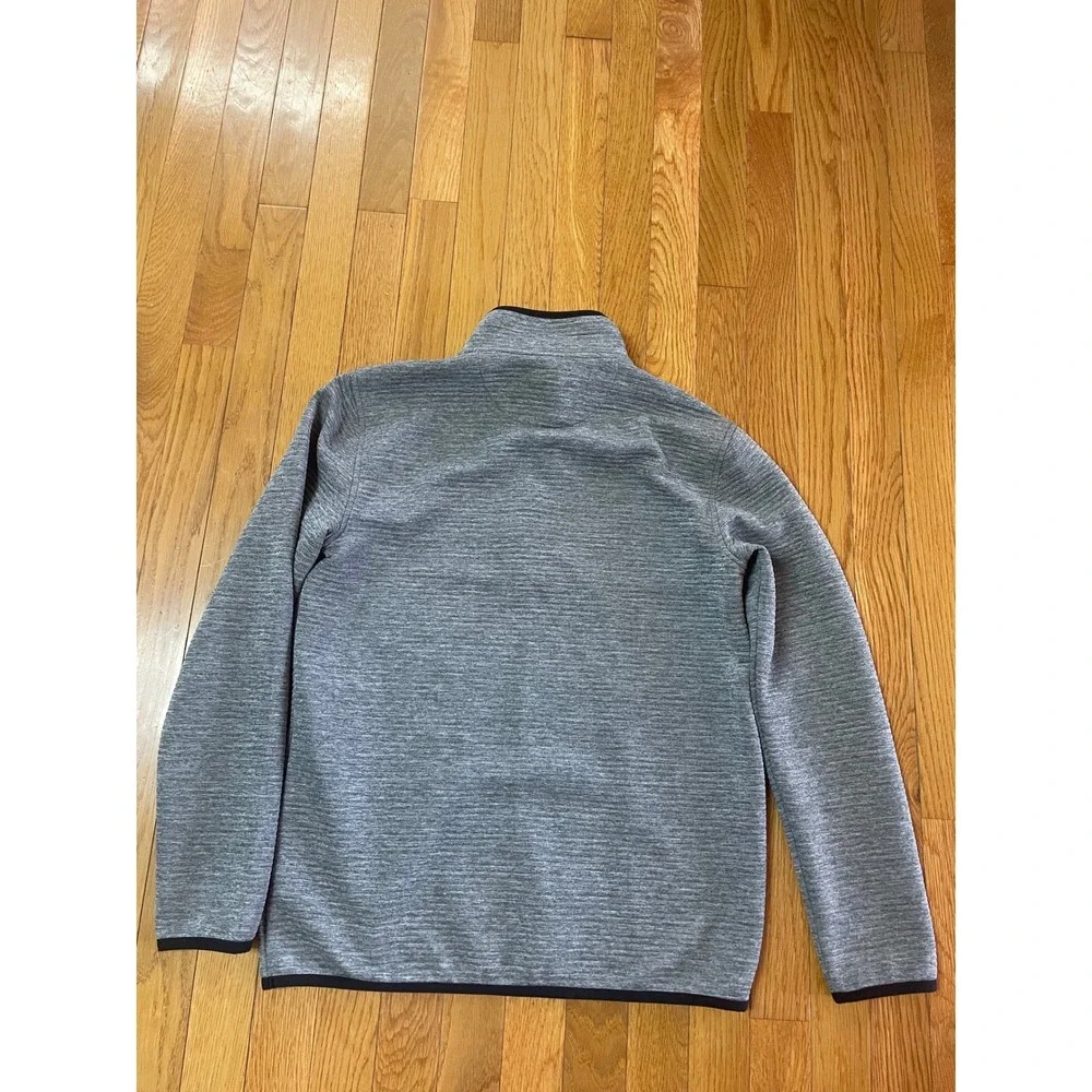 J Crew Crewcuts Boys Grey Space Dye Snap‎ Mock Neck Pullover Sweater BC441 FA22